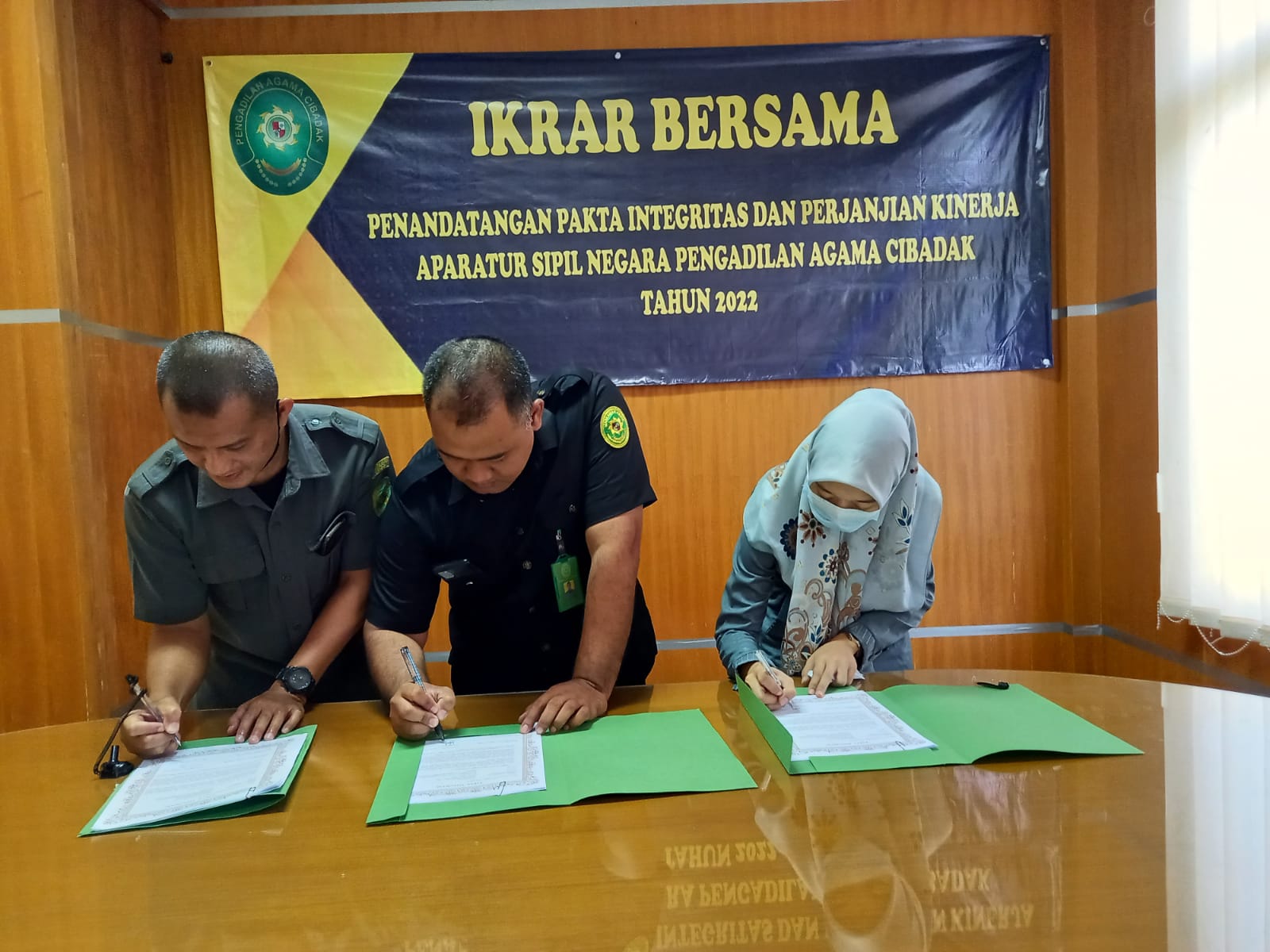 Ikrar Bersama Penandatanganan Pakta Integritas Dan Perjanjian Kinerja