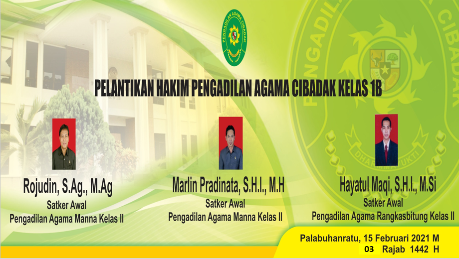 Pelantikan Hakim